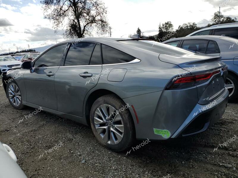 TOYOTA MIRAI LE 2022 gray  hydrogen fuel cell JTDAAAAA6NA007566 photo #3