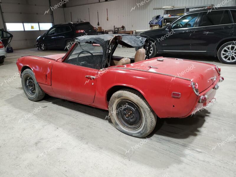 TRIUMPH CAR CONVERTIBL 1969 red   FDU38196L photo #3