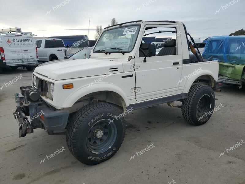 SUZUKI SAMURAI 1986 white  gas JS4JC51C2G4127995 photo #1