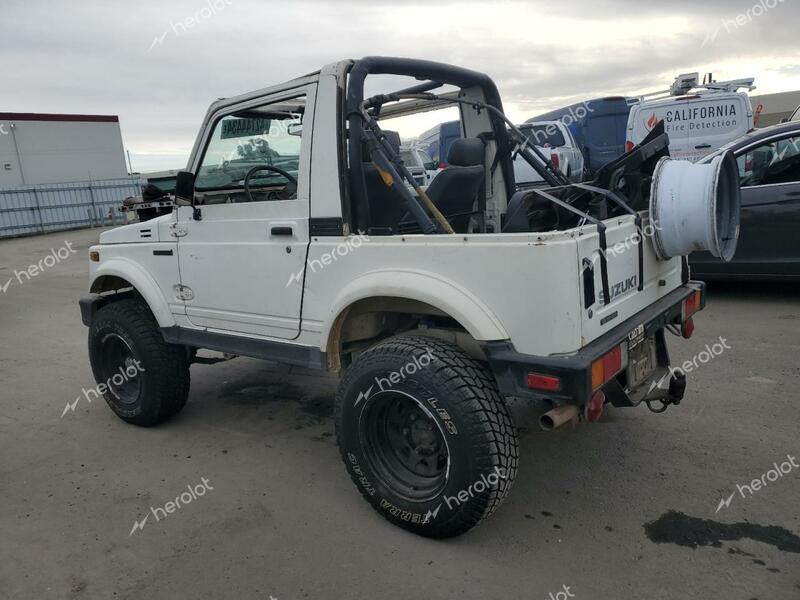 SUZUKI SAMURAI 1986 white  gas JS4JC51C2G4127995 photo #3