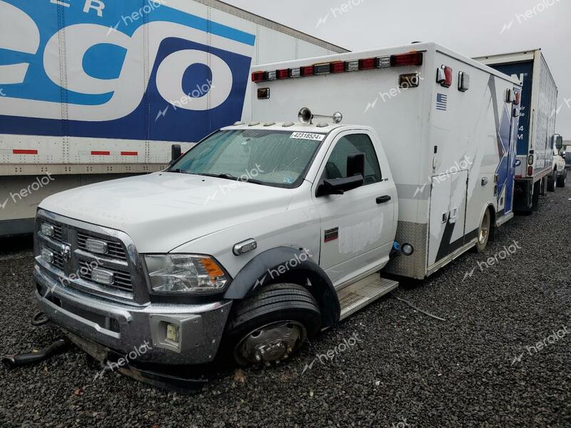 DODGE RAM 5500 S 2012 white chassis diesel 3C7WDMCL8CG296819 photo #1