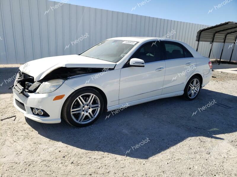 MERCEDES-BENZ E 350 2010 white sedan 4d gas WDDHF5GB6AA068830 photo #1