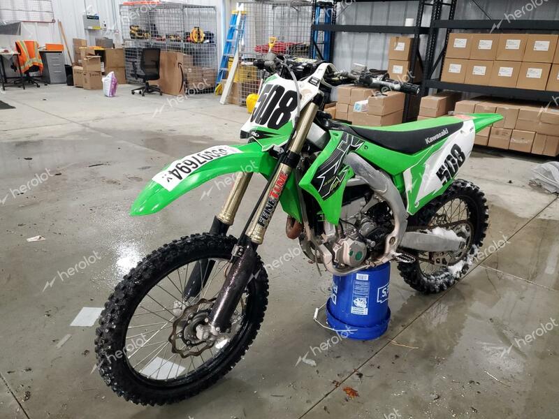 KAWASAKI KX450 F 2019 green  gas JKAKXGJC0KA007236 photo #3