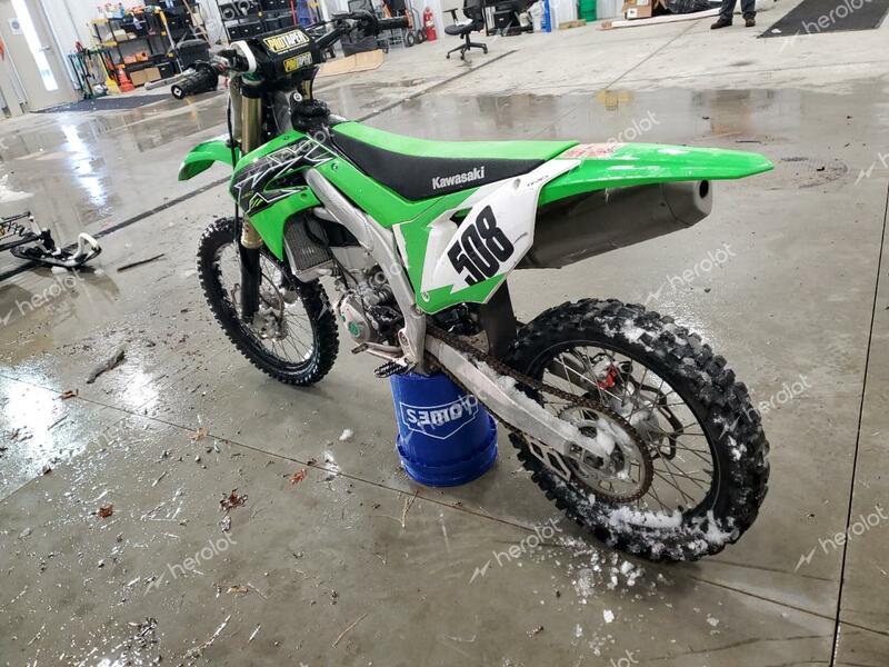 KAWASAKI KX450 F 2019 green  gas JKAKXGJC0KA007236 photo #4