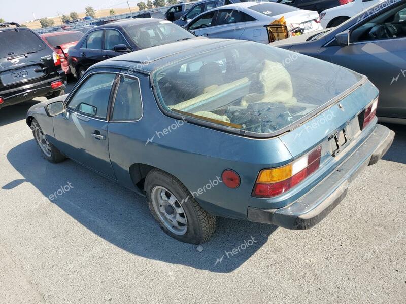 PORSCHE 924 1979 teal   9249200216 photo #3