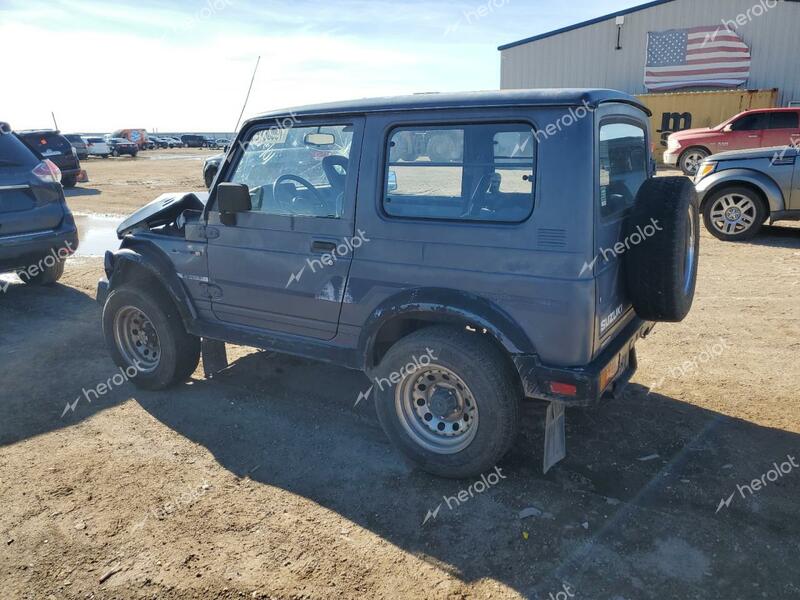 SUZUKI SAMURAI 1986 blue  gas JS4JC51V2G4107389 photo #3