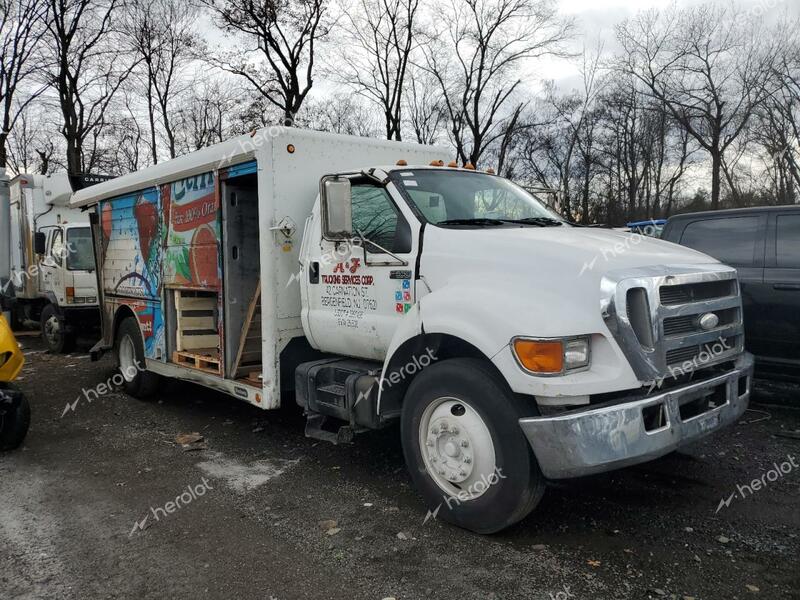 FORD F650 SUPER 2001 white conventi diesel 3FDWF65Y41MA54034 photo #1