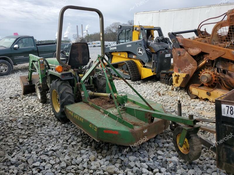 JOHN DEERE TRACTOR 1989 green   M00755D436463 photo #4