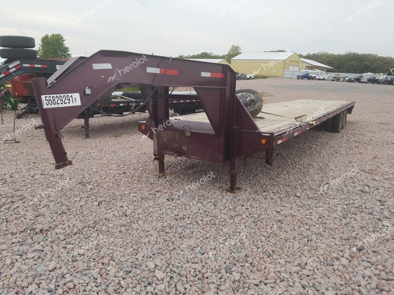 FLAT TRAILER 2012 maroon   4P5FD402XC1177036 photo #3