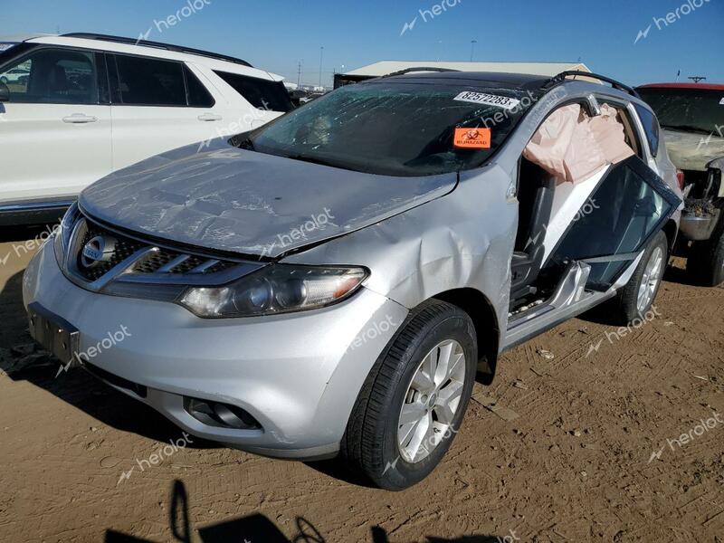 NISSAN MURANO S 2012 silver 4dr spor gas JN8AZ1MU8CW118381 photo #1