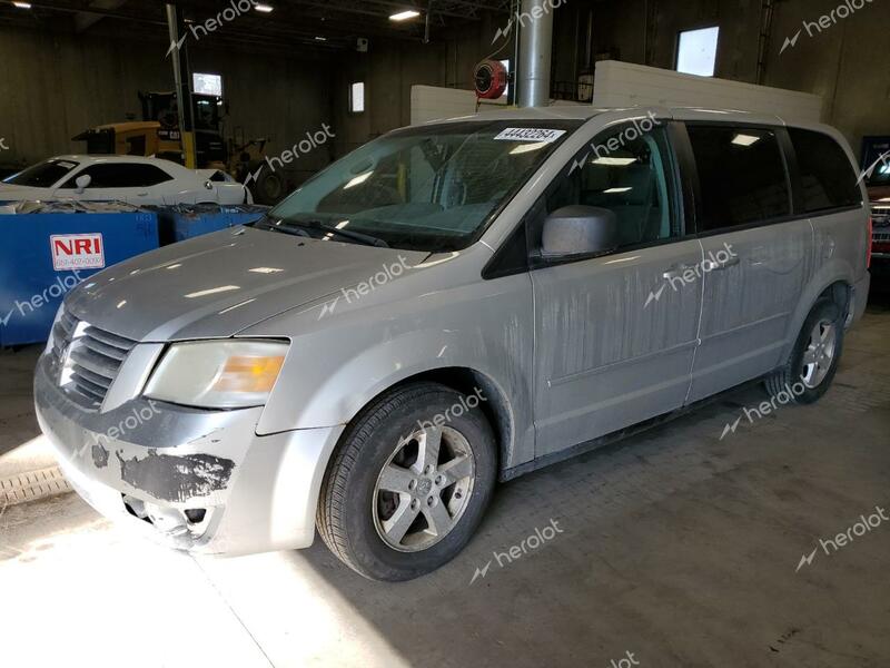 DODGE GRAND CARA 2009 gray  flexible fuel 2D8HN44E49R619576 photo #1