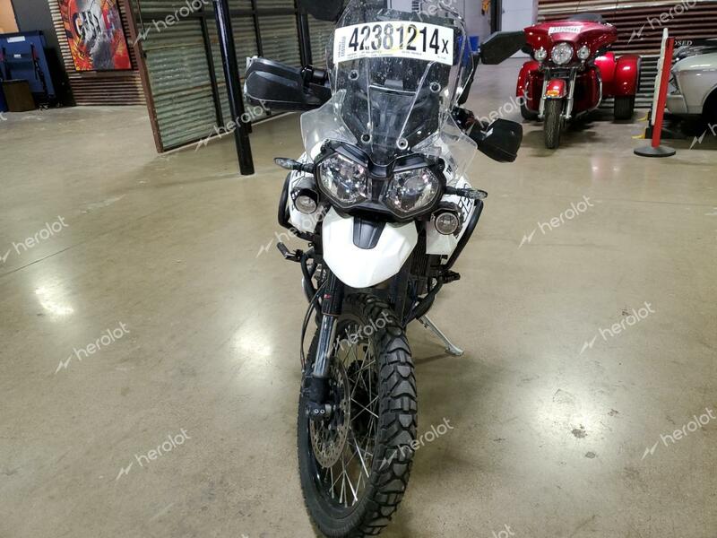 TRIUMPH MOTORCYCLE TIGER 800X 2018 white  gas SMTE07BF6JT877870 photo #3