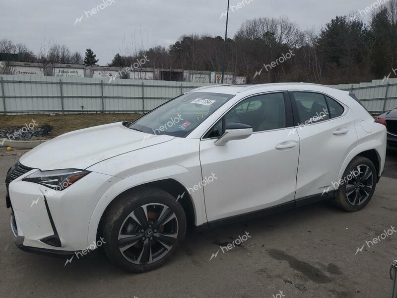 LEXUS UX 250H BA 2022 white  hybrid engine JTHP9JBH5N2061237 photo #1