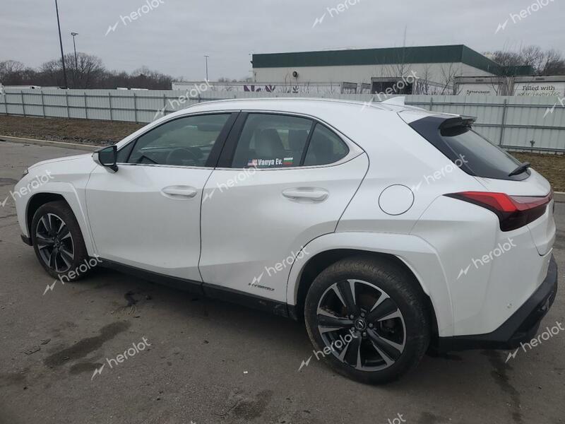 LEXUS UX 250H BA 2022 white  hybrid engine JTHP9JBH5N2061237 photo #3