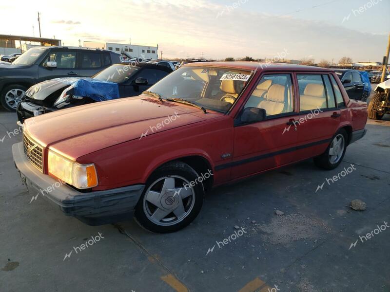 VOLVO 740 1990 red  gas YV1FA874XL1471743 photo #1