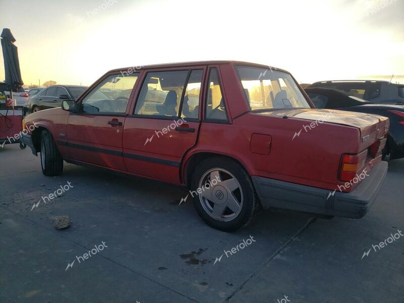 VOLVO 740 1990 red  gas YV1FA874XL1471743 photo #3