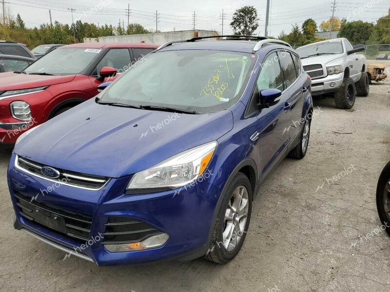 FORD ESCAPE TIT 2014 blue 4dr spor gas 1FMCU9JX8EUE25995 photo #1