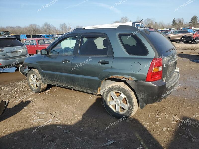 KIA SPORTAGE L 2009 blue  gas KNDJE723097622687 photo #3