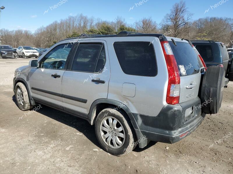 HONDA CR-V 4D 4W 2006 silver  gas JHLRD68816C015707 photo #3