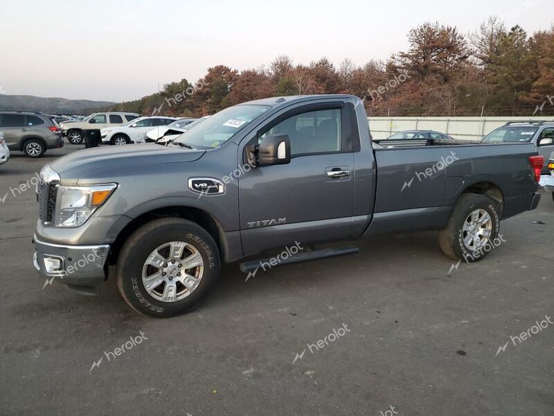 NISSAN TITAN S 2017 gray  gas 1N6AA1R88HN545648 photo #1