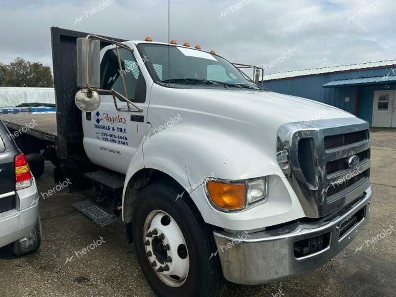 FORD F650 SUPER 2013 white conventi diesel 3FRNF6FB5DV016727 photo #1