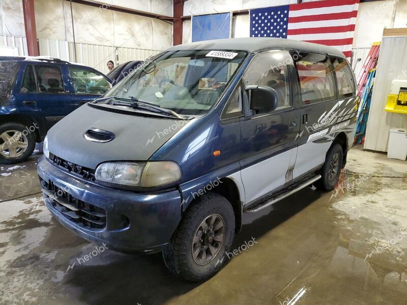 MITSUBISHI DELICA 1995 blue   PE8W0101727 photo #1