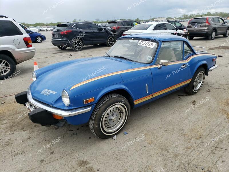 TRIUMPH CAR SPITFIRE 1976 blue   FM70655 photo #1