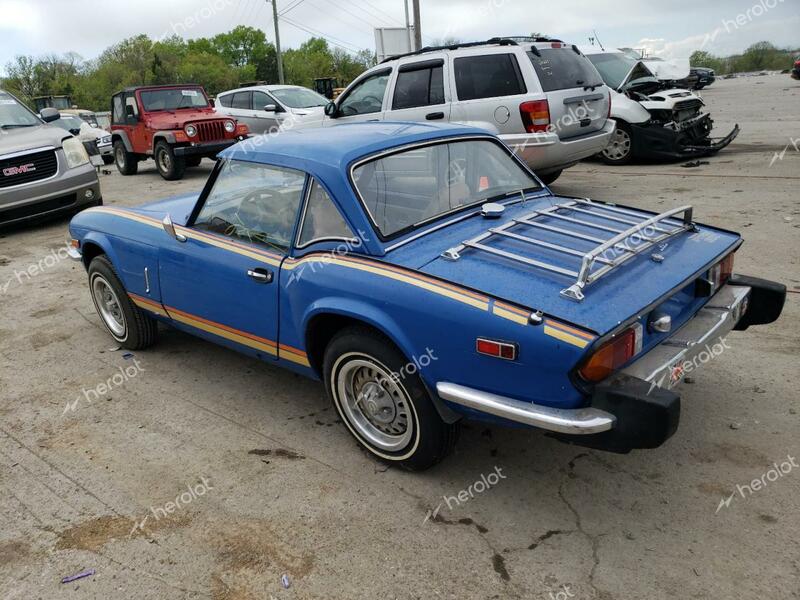 TRIUMPH CAR SPITFIRE 1976 blue   FM70655 photo #3