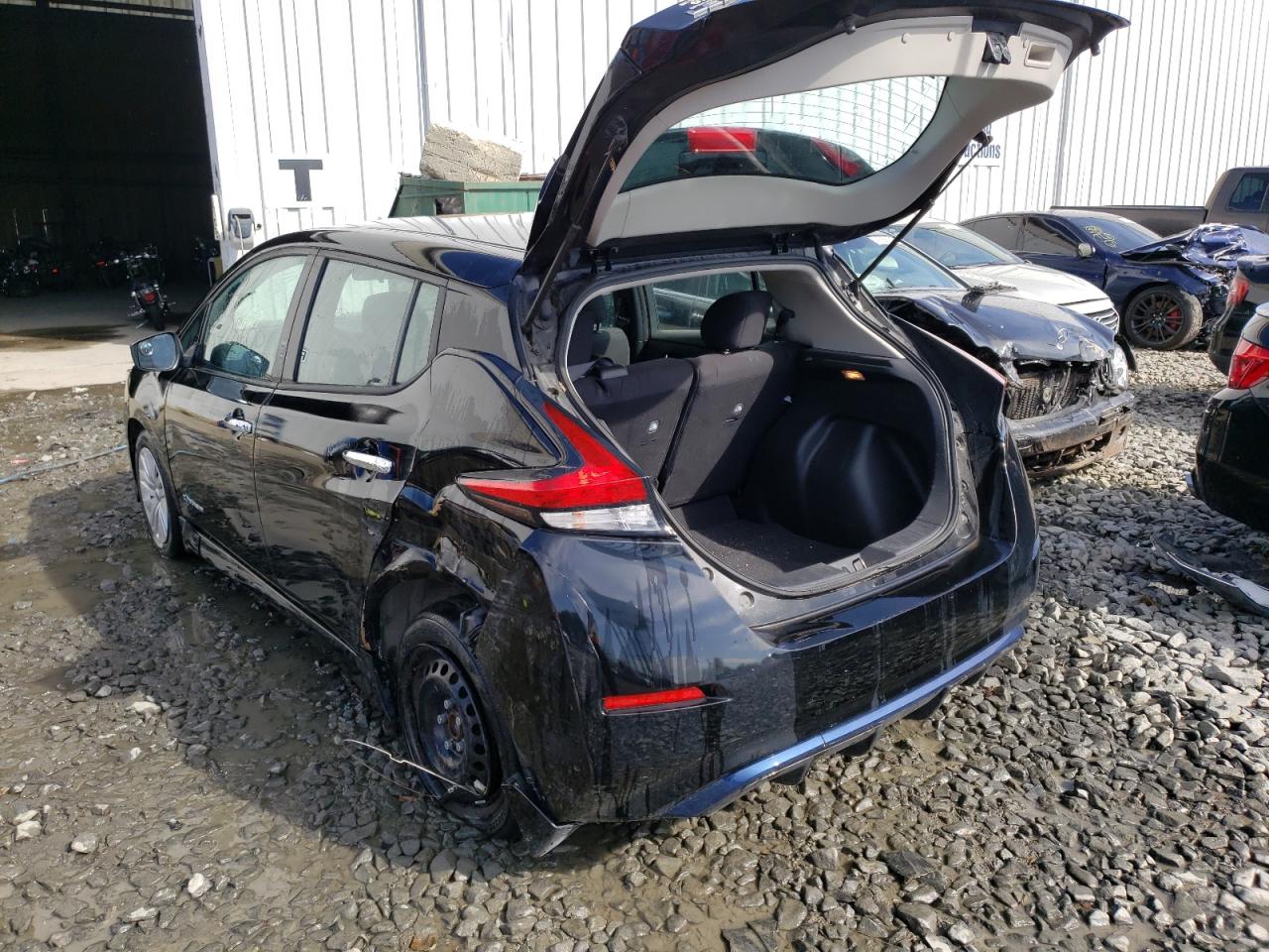 NISSAN LEAF S 2019 black  electric 1N4AZ1CP5KC305834 photo #4