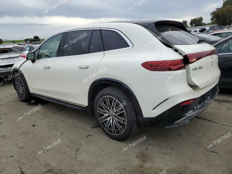 MERCEDES-BENZ EQS SUV 45 2023 white  electric 4JGDM2EBXPA019280 photo #3