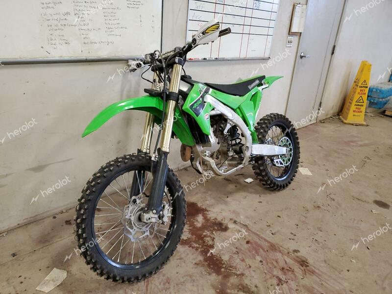 KAWASAKI KX450 F 2023 green  gas JKAKXGJC0PA037778 photo #1