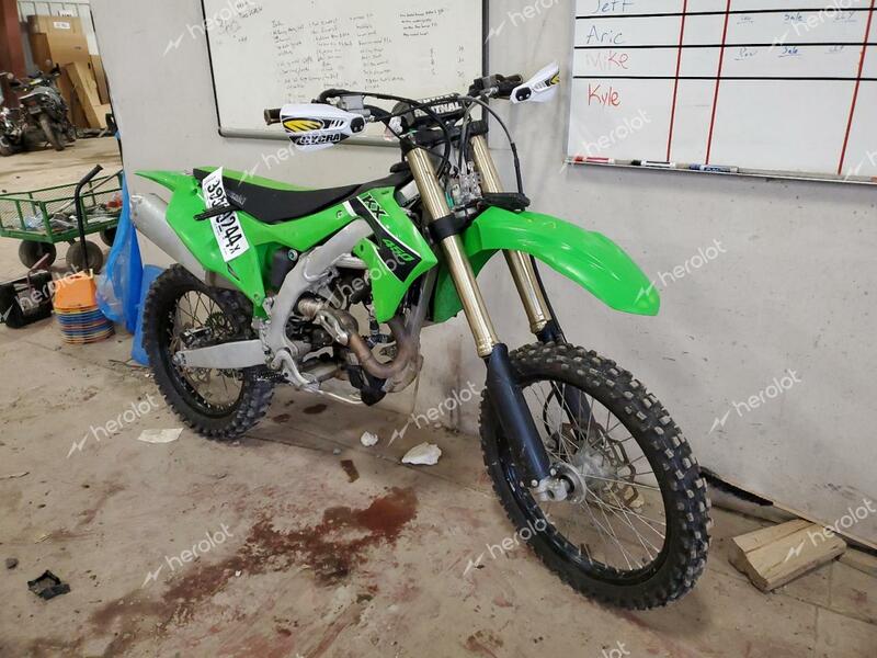 KAWASAKI KX450 F 2023 green  gas JKAKXGJC0PA037778 photo #3