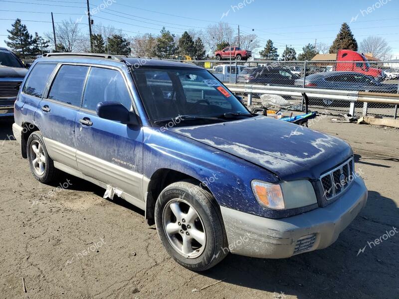 SUBARU FORESTER S 2001 blue 4dr spor gas JF1SF65511H764088 photo #1