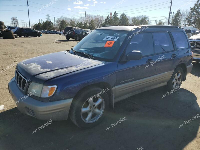 SUBARU FORESTER S 2001 blue 4dr spor gas JF1SF65511H764088 photo #3