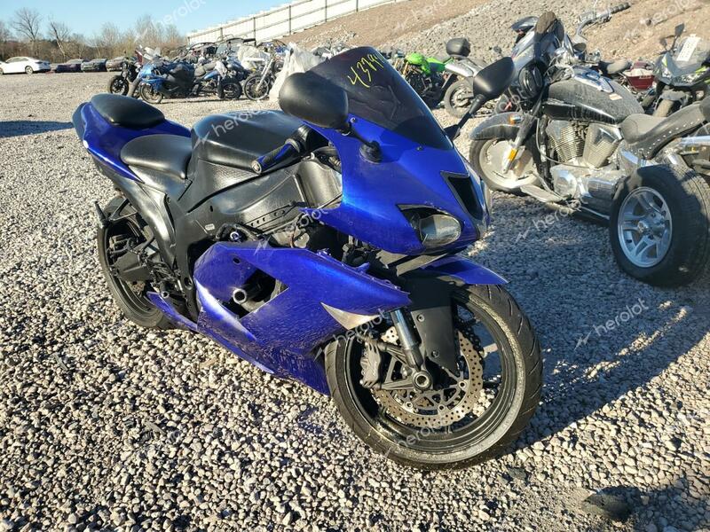 KAWASAKI ZX600 P 2007 blue  gas JKAZX4P117A010608 photo #1