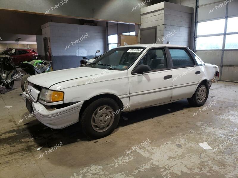 FORD TEMPO GL 1994 white  gas 1FAPP36X6RK199711 photo #1