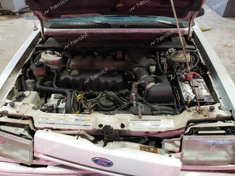 FORD TEMPO GL 1994 white  gas 1FAPP36X6RK199711 photo #4