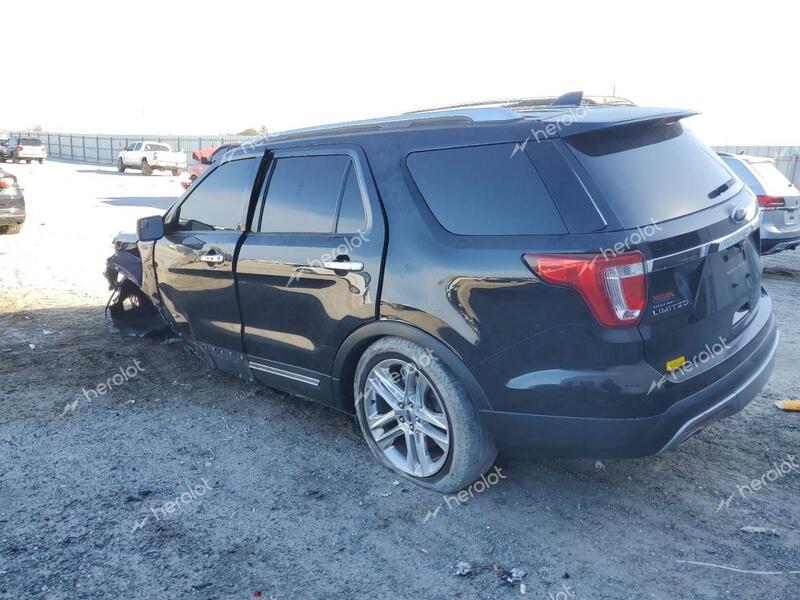 FORD EXPLORER L 2017 black  gas 1FM5K7F87HGD96237 photo #3