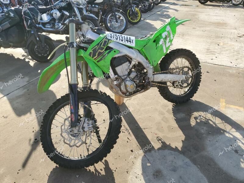 KAWASAKI KX450 F 2021 green  gas JKAKXGJC4MA020249 photo #3