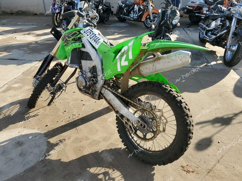 KAWASAKI KX450 F 2021 green  gas JKAKXGJC4MA020249 photo #4