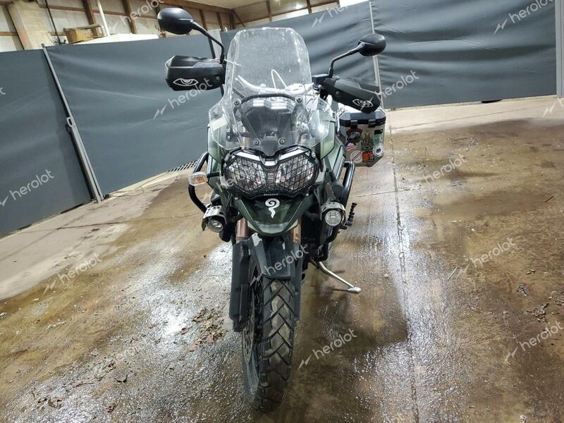 TRIUMPH MOTORCYCLE TIGER EXPL 2014 green  gas SMTF03XK4EJ608741 photo #3