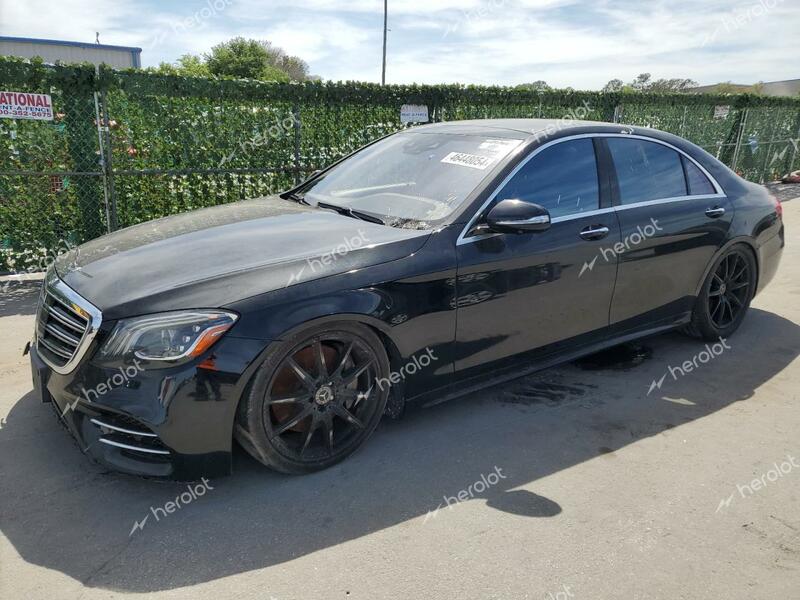 MERCEDES-BENZ S 450 2018 black  gas WDDUG6GB9JA367360 photo #1