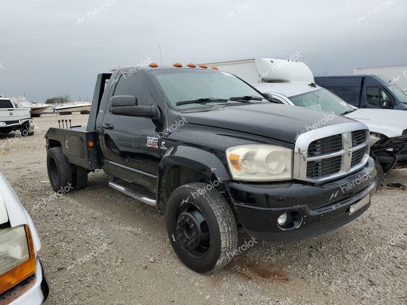 DODGE RAM 4500 S 2008 black chassis diesel 3D6WC66A98G187129 photo #1