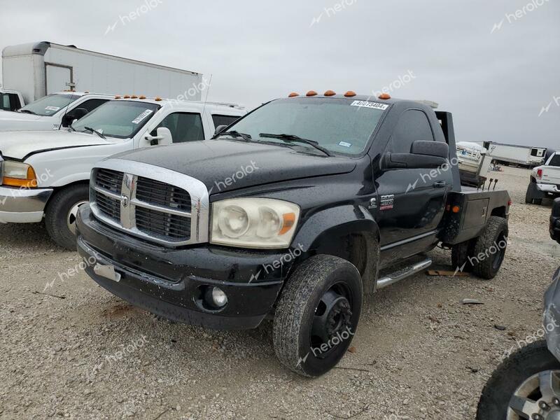 DODGE RAM 4500 S 2008 black chassis diesel 3D6WC66A98G187129 photo #3