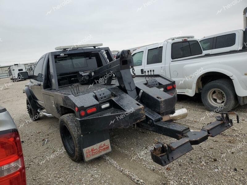 DODGE RAM 4500 S 2008 black chassis diesel 3D6WC66A98G187129 photo #4