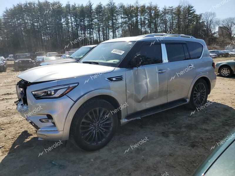 INFINITI QX80 SENSO 2022 silver  gas JN8AZ2BE7N9290887 photo #1