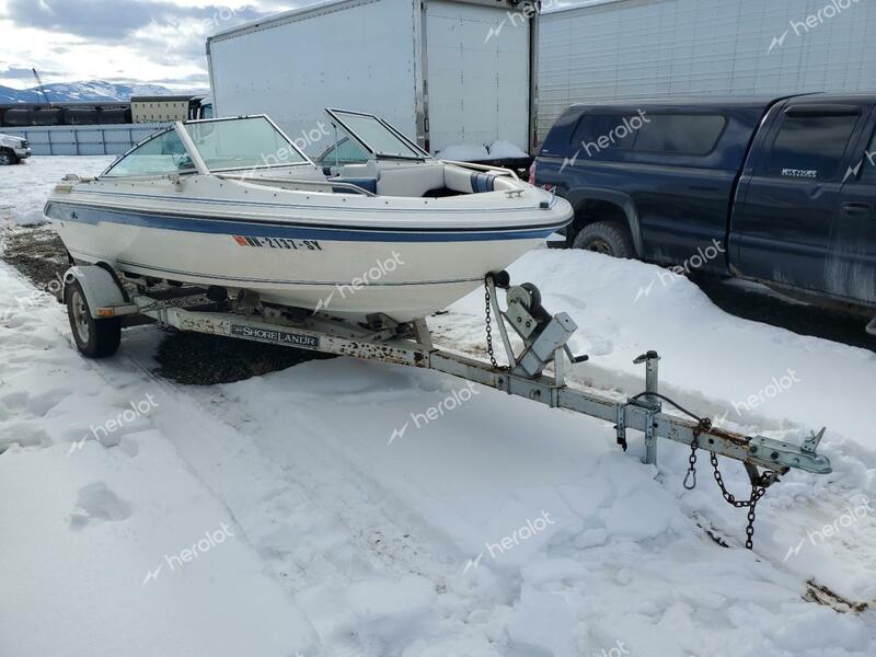 SER BOAT W/TRL 1989 white   SERA8663F889 photo #1