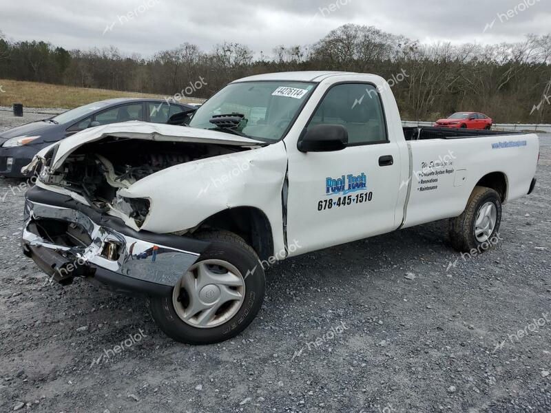 TOYOTA TUNDRA 2001 white  gas 5TBJN32131S155629 photo #1