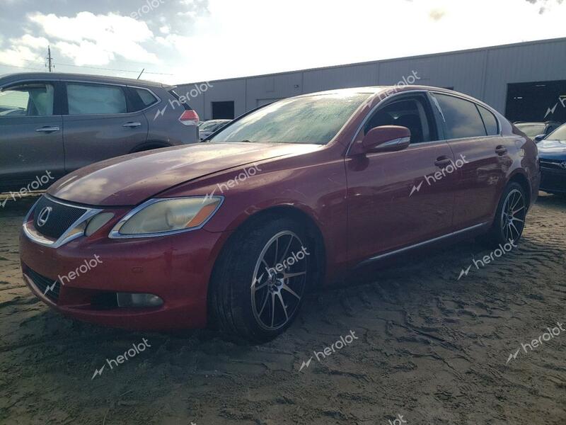 LEXUS GS 460 2008 red  gas JTHBL96S685000563 photo #1