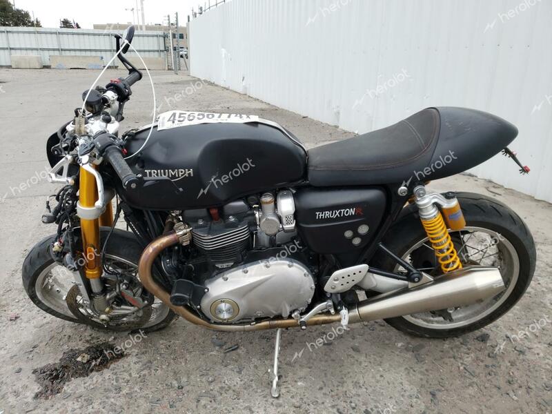 TRIUMPH MOTORCYCLE THRUXTON 1 2017 black  gas SMTD21HF0HT798151 photo #4